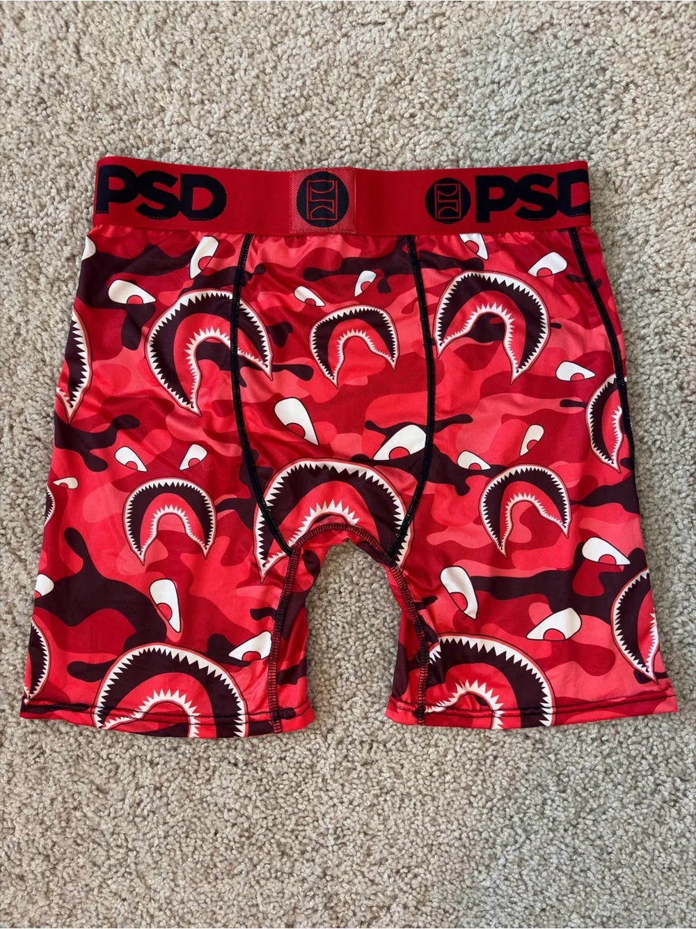 PSD Boxer Briefs, Red Warface Camo